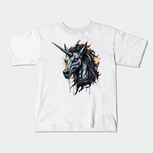 Creepy Unicorn Kids T-Shirt